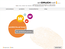 Tablet Screenshot of eindrucksvoll.at